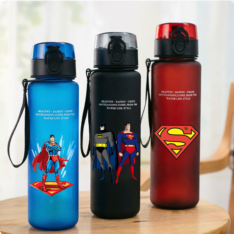 Aquatic Gym - 650ml Supermans Sports Water Bottle Women