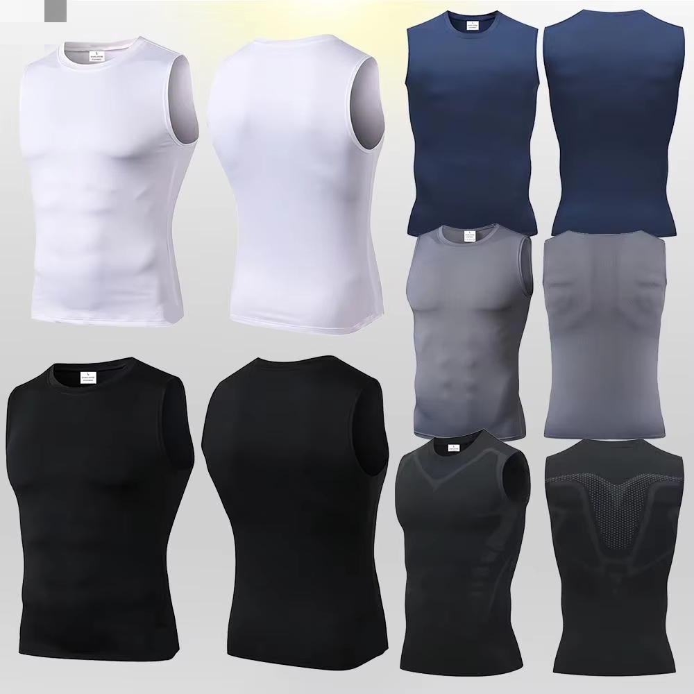 Aquatic Gym - Compression Tank Top Mens Gym Shirt