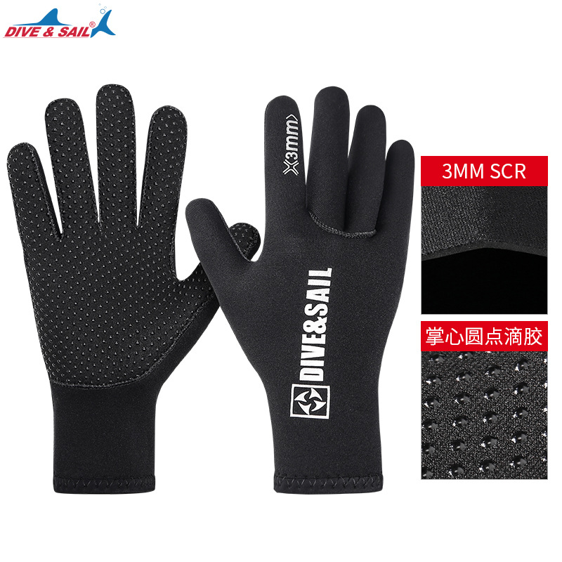 Wetsuit 3Mm Neoprene - 3MM Neoprene Diving Gloves Comfortable Handguards