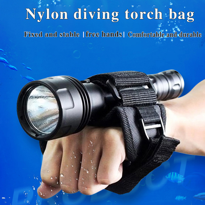 Underwater Flashlight - Underwater Scuba Diving Torch Flashlight Holder