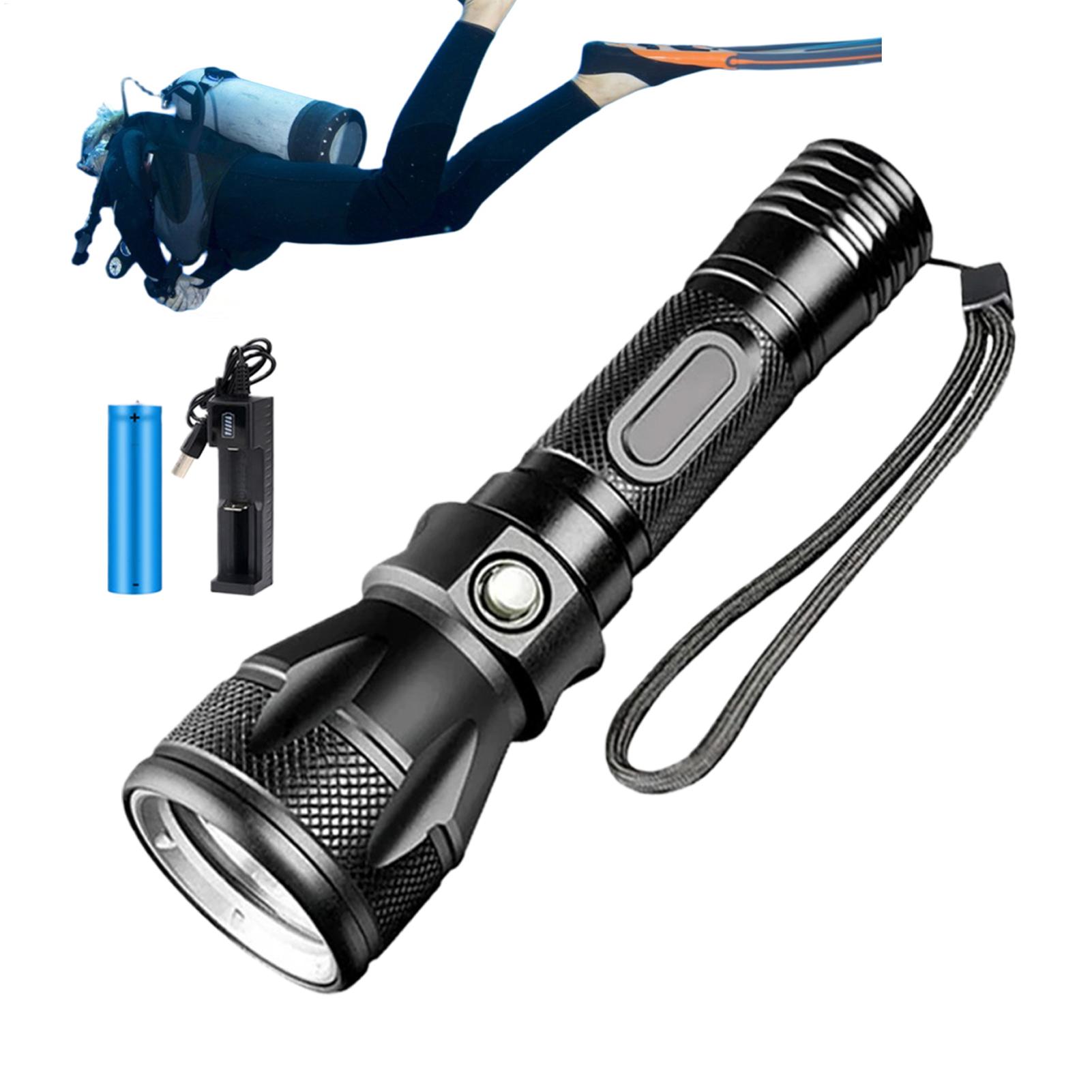 3-Mode Powerful Rechargeable W - Underwater Flashlight recension och pris