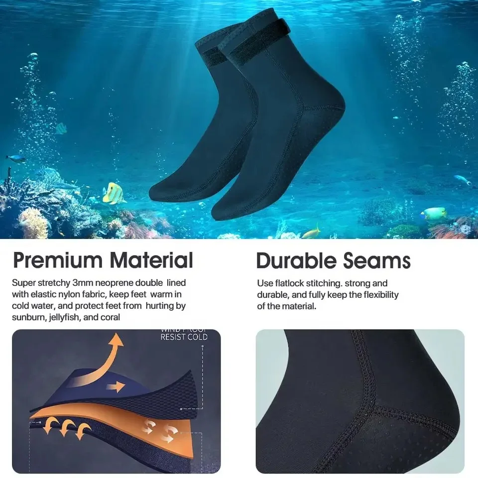Neoprene Diving Socks 3mm Wets - Wetsuit 3Mm Neoprene recension och pris