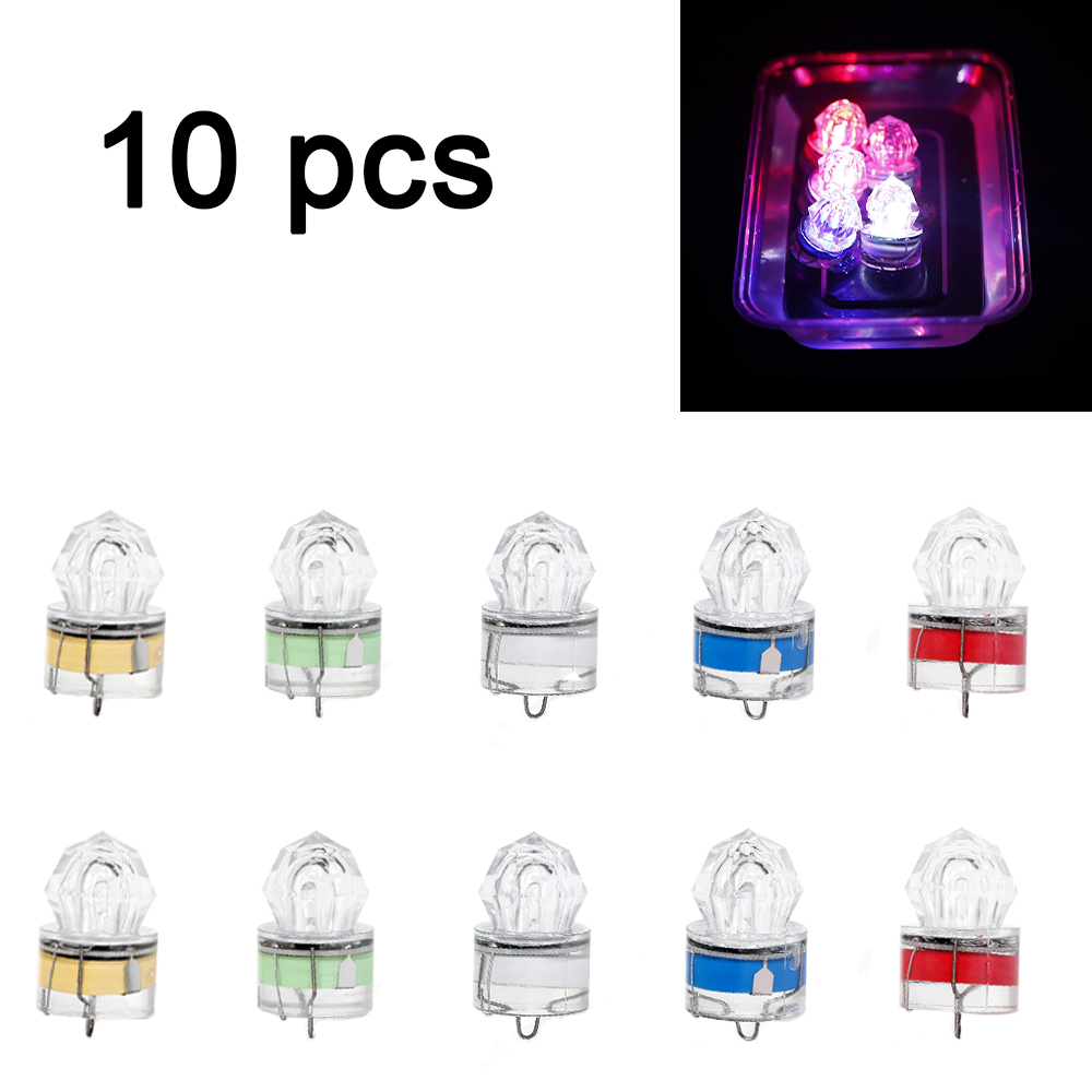 10 pcs LED Fishing Lamp Underw - Underwater Flashlight recension och pris