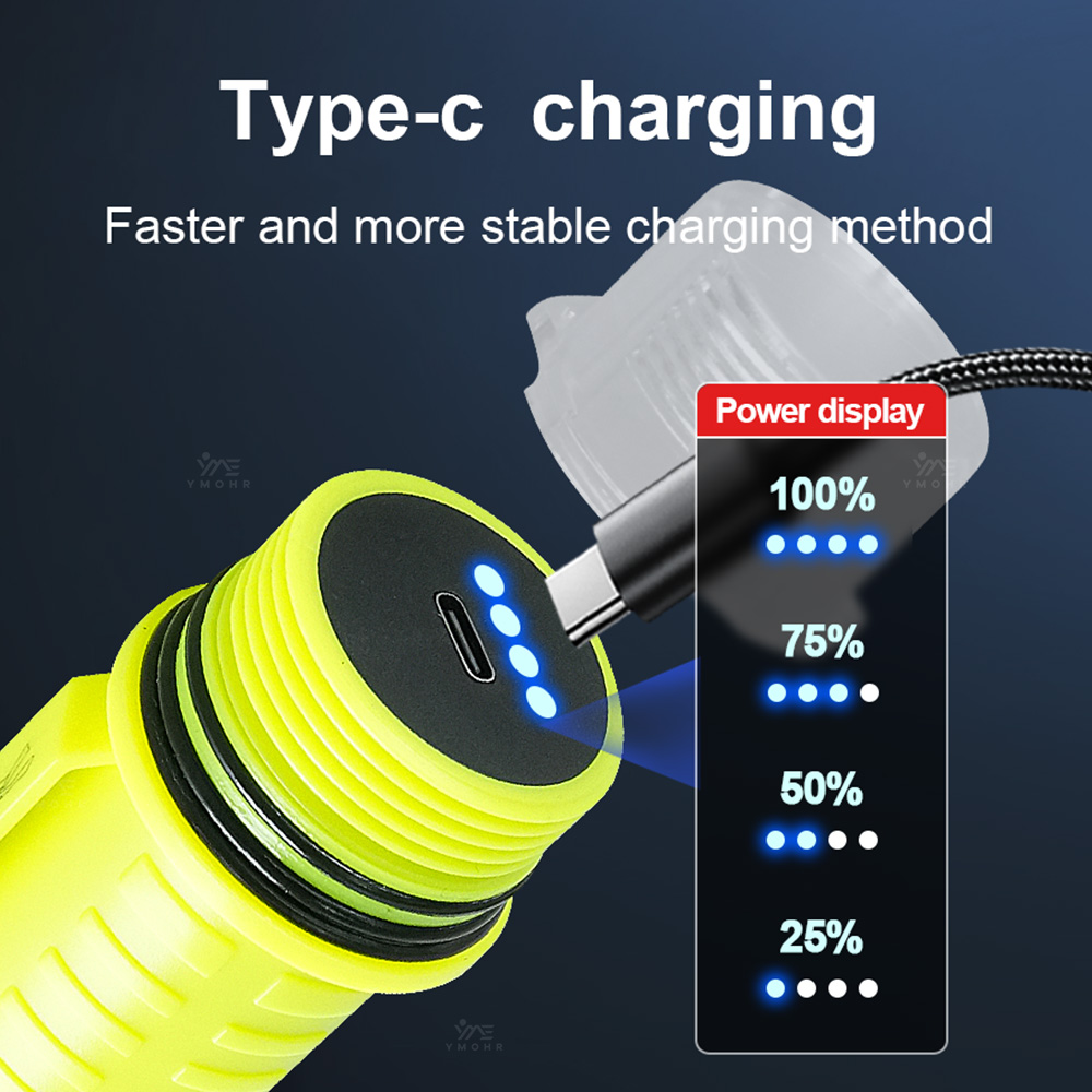 New Portable Professional LED  - Underwater Flashlight recension och pris