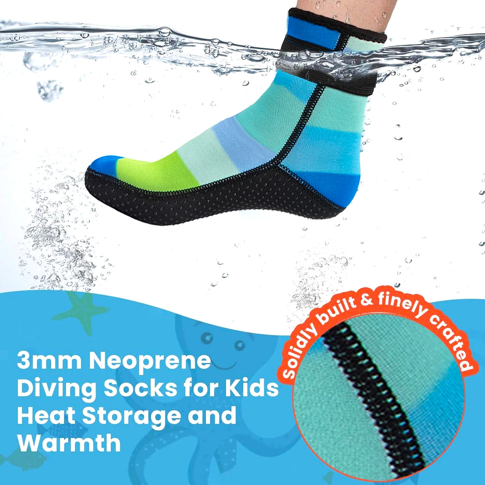 3mm Kids Diving Socks Non-slip - Wetsuit 3Mm Neoprene recension och pris