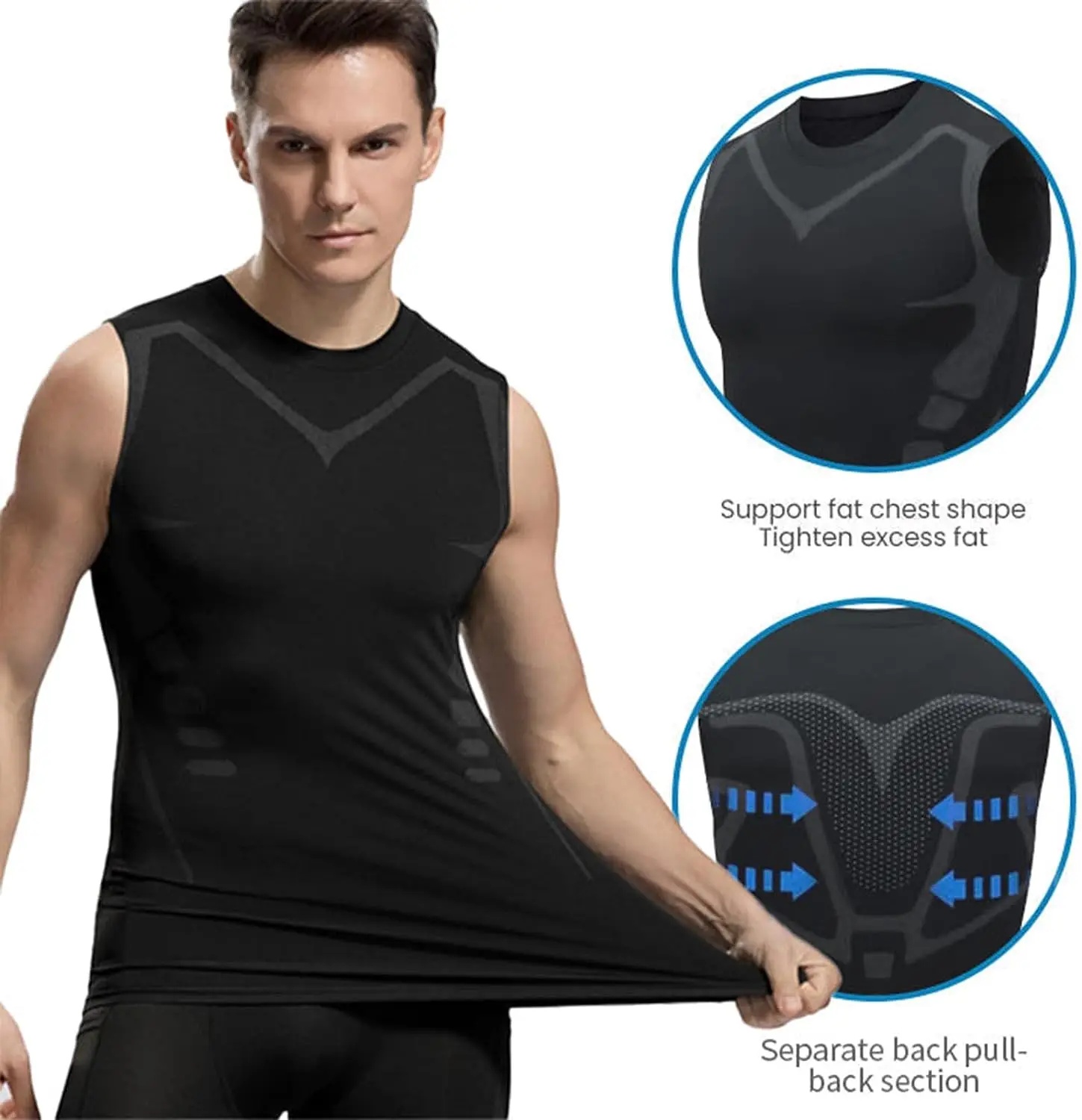 Compression Tank Top Mens Gym  - Aquatic Gym recension och pris